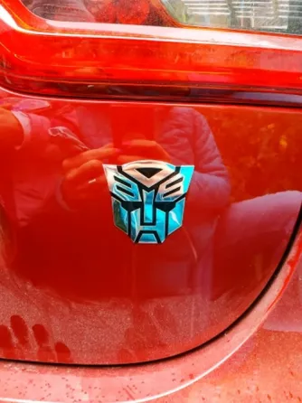 Наклейка на авто трансформер Автобот Киев