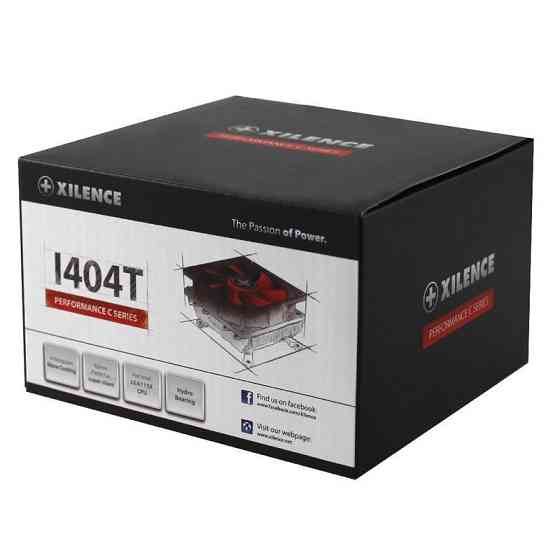 Кулер процесорний Xilence I404T (XC041) чорний з червоним Харьков