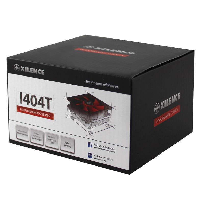 Кулер процесорний Xilence I404T (XC041) чорний з червоним Харьков - изображение 6