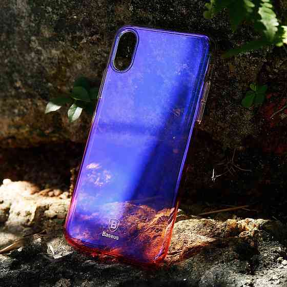 Чохол Baseus для iPhone X/Xs Glaze pink (WIAPIPHX-GC04) Київ