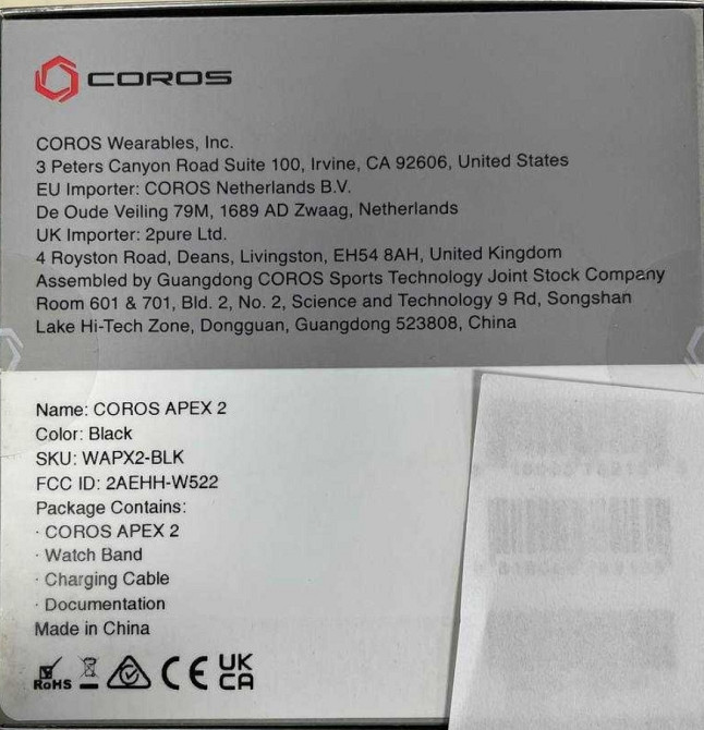 Смарт -Часы новий Годинник Coros Apex 2 чорний Київ - фото 4