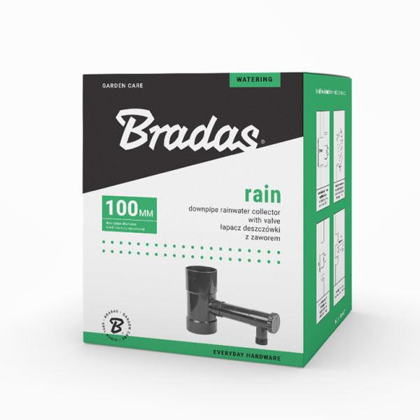 Водосбірник дощової води з краном ⌀100мм графіт Bradas, Польща Київ - фото 8