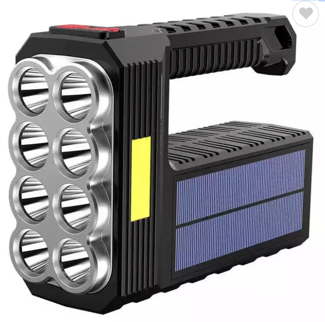 Ручной фонарь Bailong 7701A , Акк., COB, Solar, MicroUSB Днепр - изображение 1