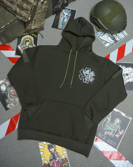 Худи CELEO на флисе Paramedic олива ВТ7993 Одесса - изображение 9