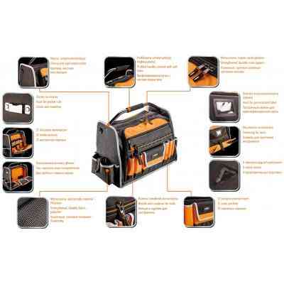 Сумка для інструмента Neo Tools кофр 44 кармана, полиестер 600 D (84-301) Вінниця