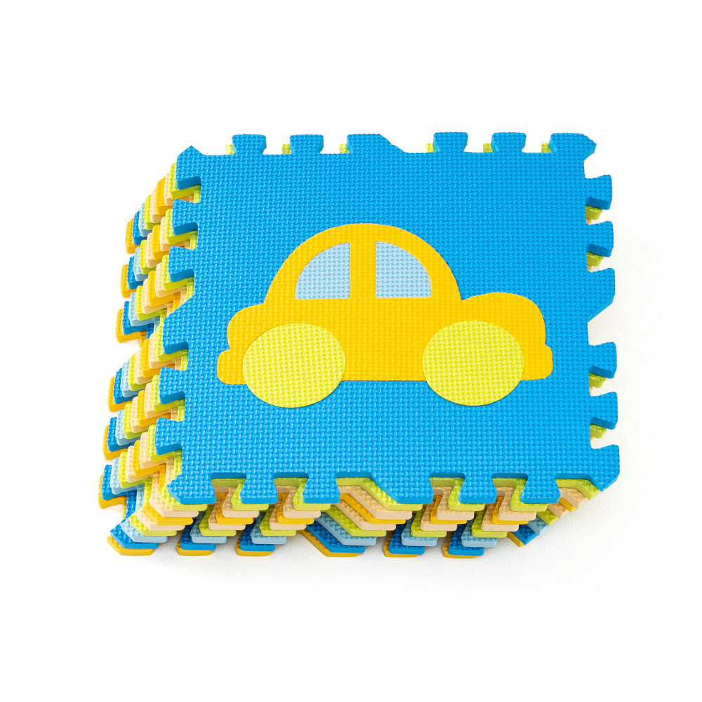 Детский коврик пазл с бортиками Transport 30x30 WCG EVA - 25 частей, для детей Киев - изображение 6