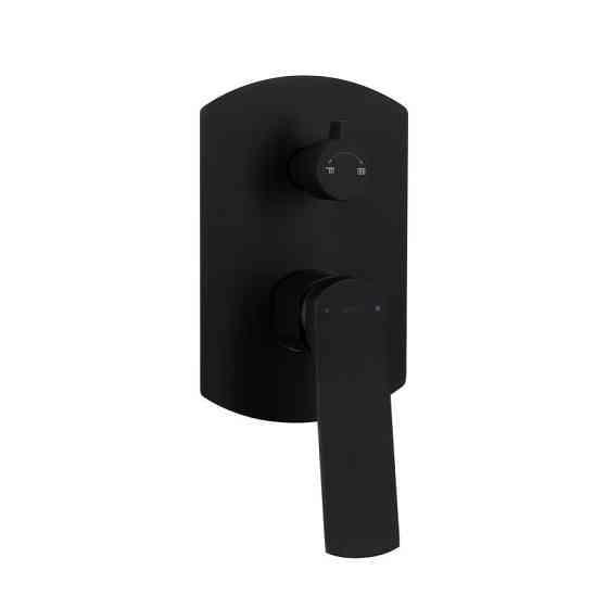 Душевая система из латуни Qtap Slavonice скрытого монтажа на два потребителя QTSLA113BLM45900 Black Matt Харьков