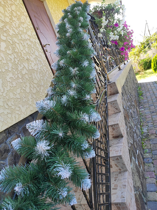 Гирлянда хвойная искусственная «Снежная Королева» 2.7 м декоративная елочная ветка Киев - изображение 10