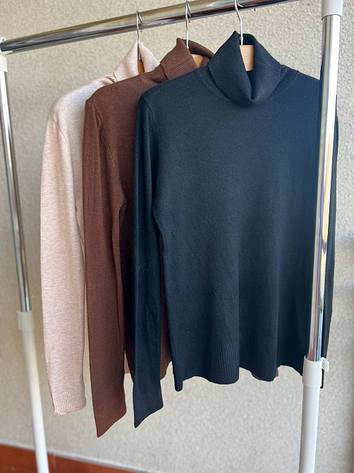 Гольф женский A-N 202 водолазка высокое горло, бежевый, one size Киев - изображение 16