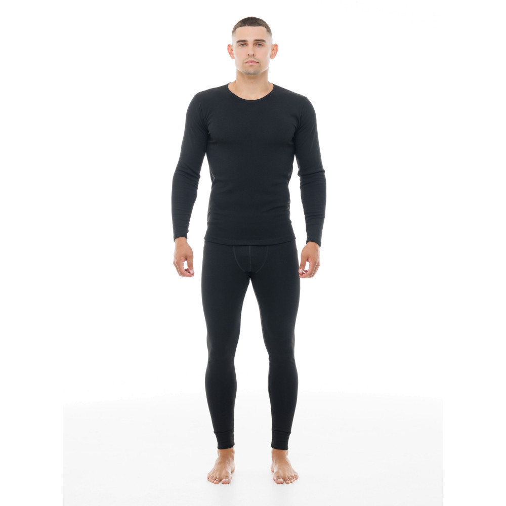 Комплект чоловічої термобілизни з утепленням, лонгслів і підштанники з манжетами Наталюкс 98-1608 Київ - фото 1