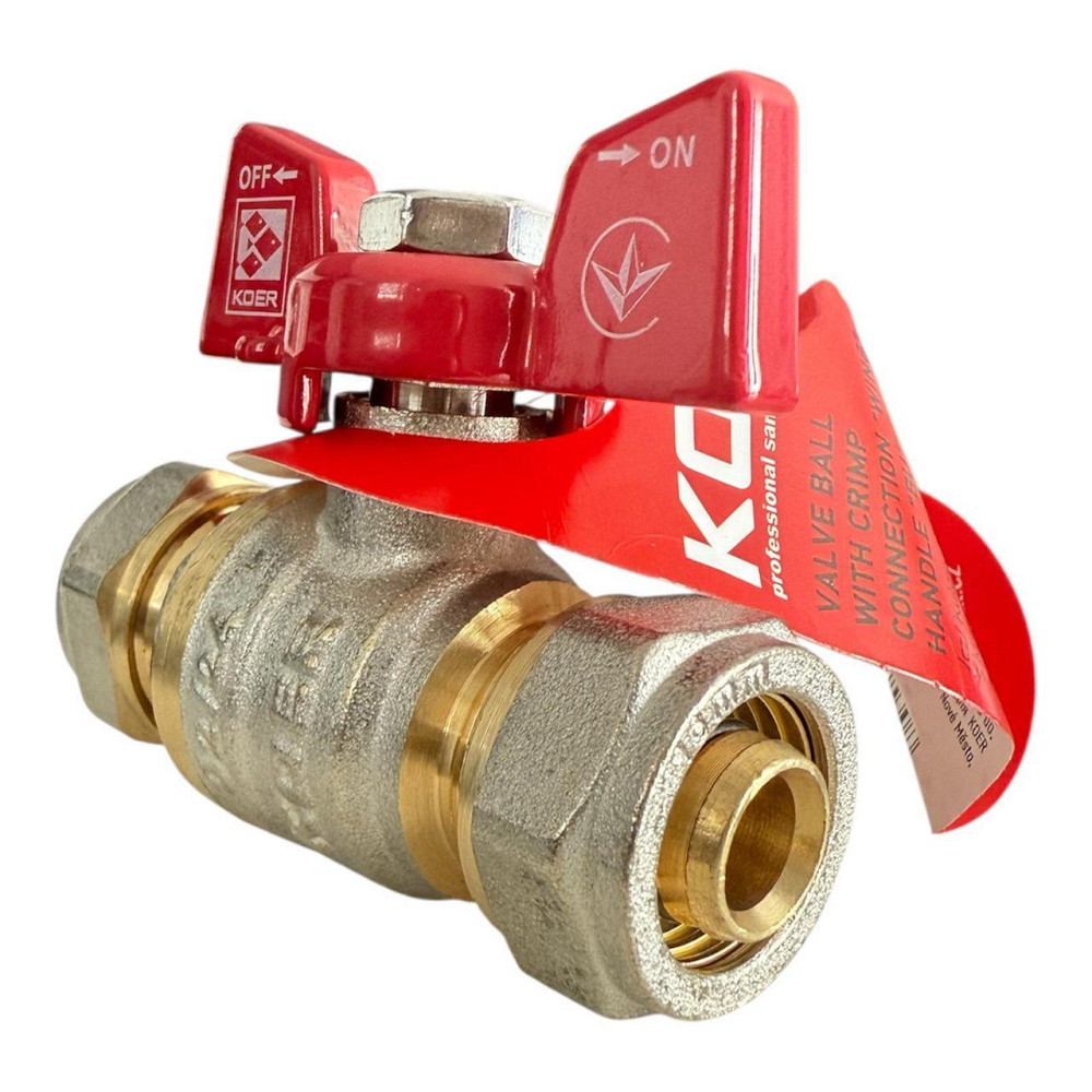 Кран для металопластикових труб 16х16 Koer Харків - фото 2