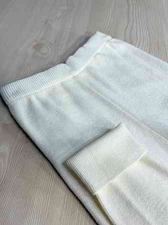 Лосини жіночі My fashion 301 в’язані трикотажні теплі з високою талією one size білі, білий, one size Київ