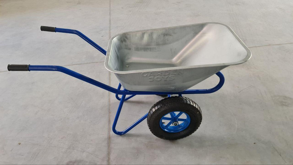 Тачка строительная Garden joys Т2КП-200 Синяя Тележка строительная Тачка двухколесная Тачка садовая Белая Церковь - изображение 2