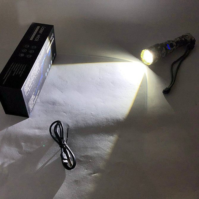 Небольшой ручной фонарь PLD-AK132M, Портативный LED фонарь на батарее, Усиленный ручной фонарик XY-59 Львов - изображение 7