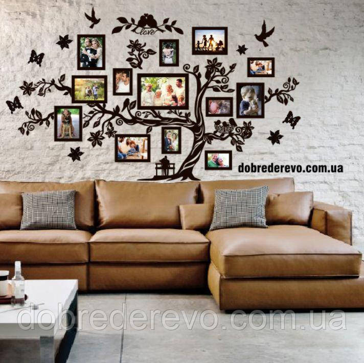 Семейное дерево Love  на 11 фото рамок, Родовое дерево Love Вижница - изображение 1