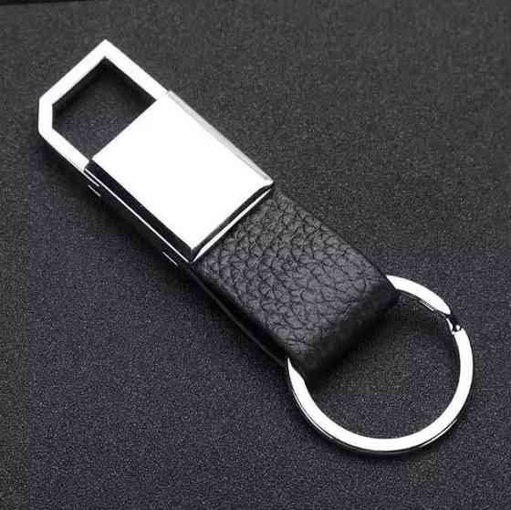 Комплект подарунковий 3в1 візитниця, брелок для ключів, ручка, бізнес набір аксесуарів для керівника, чорний Кам'янець-Подільський