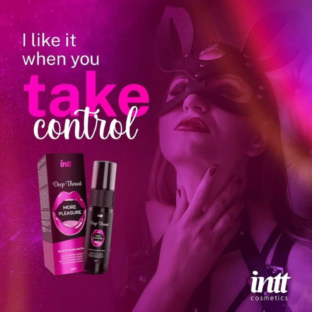 Спрей для оральных ласк Intt Deep Throat освежающая мята Sex Aura Киев - изображение 9