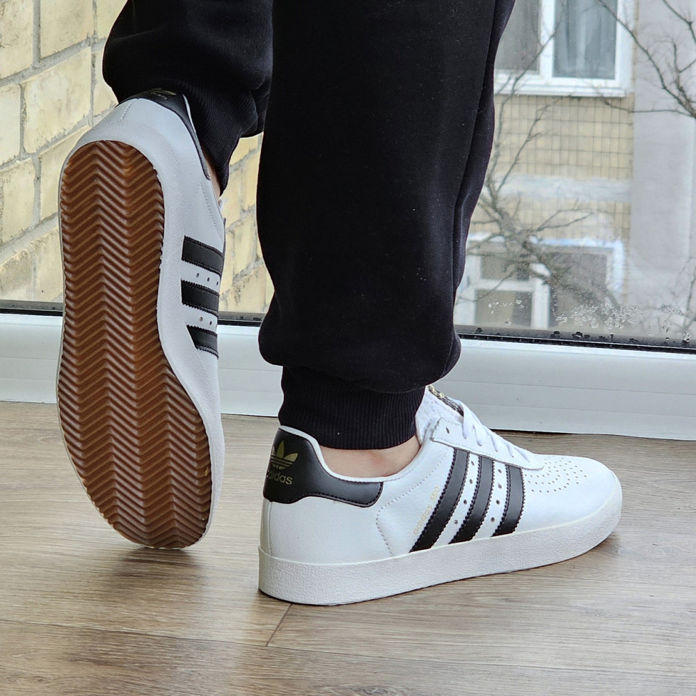 Кросівки Adidas 350 Чоловічі Superstar Білі Адідас Суперстар (розміри: 41,42,43,44,45) Відео Огляд Дніпро - фото 6