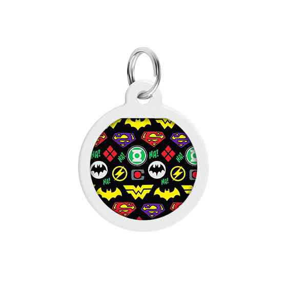 Адресник для собак и кошек металлический WAUDOG Smart ID с QR паспортом, рисунок 