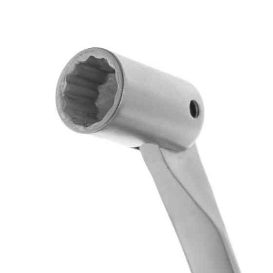 Ключ рожково-накидной, шарнирный, 14 мм, Cr-V, покрытие: сатин-хром INTERTOOL XT-1414 Киев