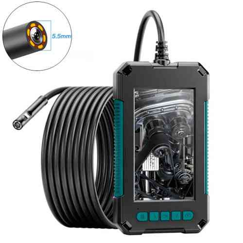 Эндоскоп профессиональный P40 с ЖК 4.3 дюйма, 2 камеры, кабель 1.8м, диаметр 5.5мм, запись на MicroSD Киев