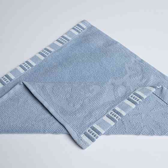 Полотенце кухонное махровое с орнаментом GM Textile 30х30см 400г/м2 (Голубой) Сумы
