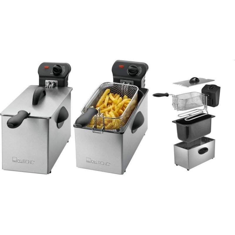 Фритюрница масляная 3 литра Clatronic (3586) Мощность 2000 Вт Нововолынск - изображение 4