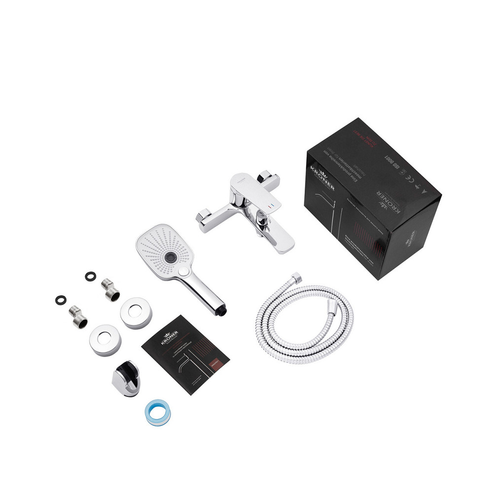 Набор смесителей Kroner Makon-C060 + смеситель Makon-C030-T+ смеситель Makon-C010 Киев - изображение 9