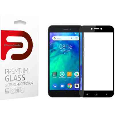 Стекло защитное Armorstandart Full Glue Xiaomi Redmi Go Black (ARM54320-GFG-BK) Винница