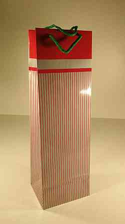 Пакет паперовий подарунковий під пляшку 12/9/36 (артBUT-32) (12 шт.) Харків