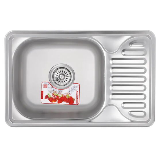 Кухонна мийка Zerix Z6642-08-180E Satin модель ZX1600 Харків