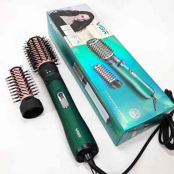 Фен гребінець для укладання локонів VGR, Фен з холодним повітрям для укладання стайлер NK-57 Івано-Франківськ