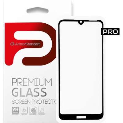 Стекло защитное Armorstandart Pro Huawei Y6 2019 Black (ARM56671) Винница - изображение 1