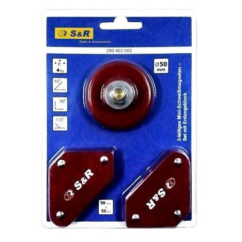 Набір магнітів S&R 290403005 для звар. Міні 3шт Коломыя - изображение 1