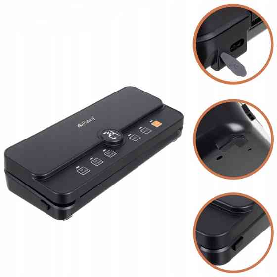 Вакуумный пакувальник для продуктов с ножом 9 л/мин + рулон Ruhhy (24620) 110 Вт Нововолынск