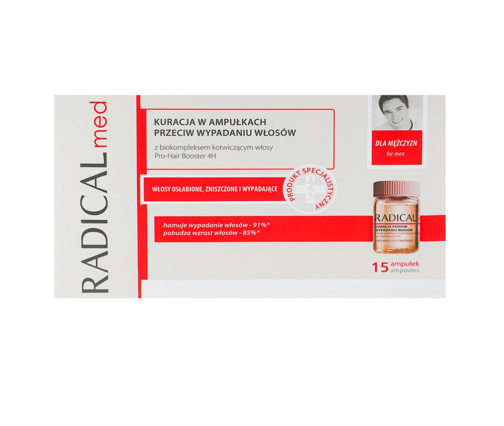 Комплекс в ампулах против выпадения волос для мужчин Farmona Radical Med 15 * 5 мл Киев - изображение 1