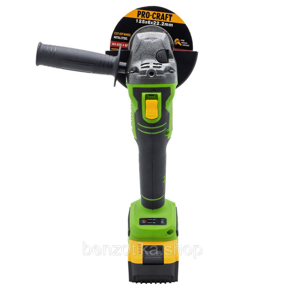 Безщіткова акумуляторна болгарка Procraft PWA216 Киев - изображение 7