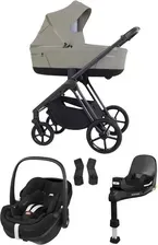 Детская коляска Espiro Miloo – zestaw 4w1 – z fotelikiem Maxi-Cosi Pebble 360 Pro 2 i bazą Familyfix 360 Pro – 217 Cashmere Grey Киев - изображение 1