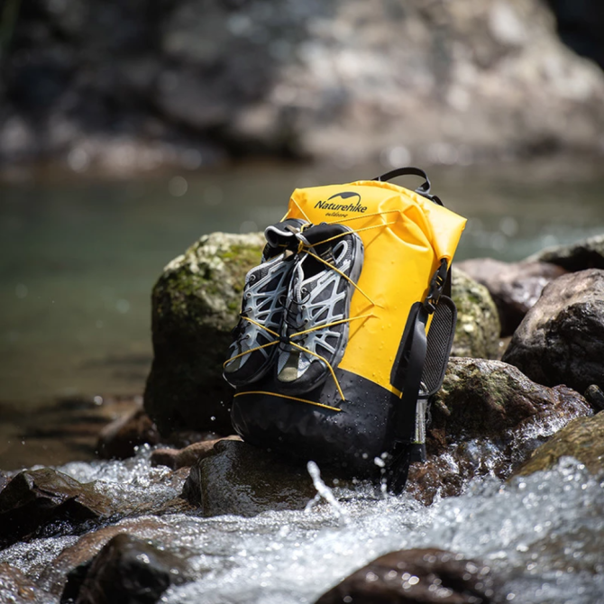 Рюкзак водонепроникний Naturehike NH21FSB04, 40л, жовтий Киев - изображение 6