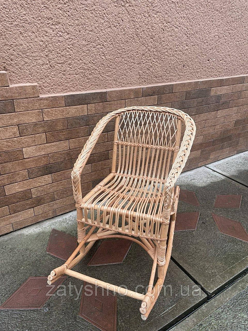 Дитяче крісло гойдалка плетена Київ - фото 6