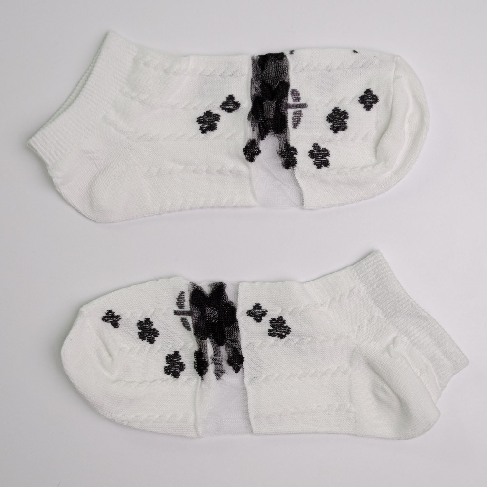 Набір шкарпеток жіночіх бавовняних 10 пар Youstar 092 Низькі 37-41 Білий Суми - фото 5
