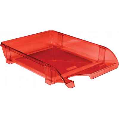 Лоток для паперів Economix горизонтальний пластик, червоний (E31801-03) Вінниця