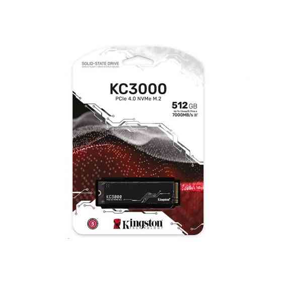 Накопитель SSD M.2 Kingston KC3000 512GB NVMe 2280 PCIe 4.0 x4 3D NAND TLC Одесса