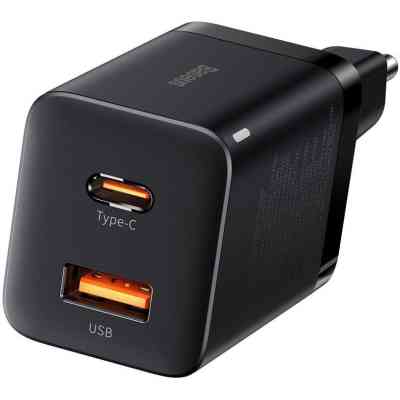 Зарядний пристрій Baseus Super Si Pro Quick Charger C+U 30W black (CCSUPP-E01) Вінниця