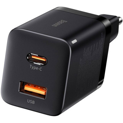 Зарядний пристрій Baseus Super Si Pro Quick Charger C+U 30W black (CCSUPP-E01) Вінниця - фото 1