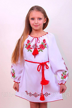 Дитяче вишите плаття вишиванка "Зоряна" 110-128 Кривий Ріг - фото 3