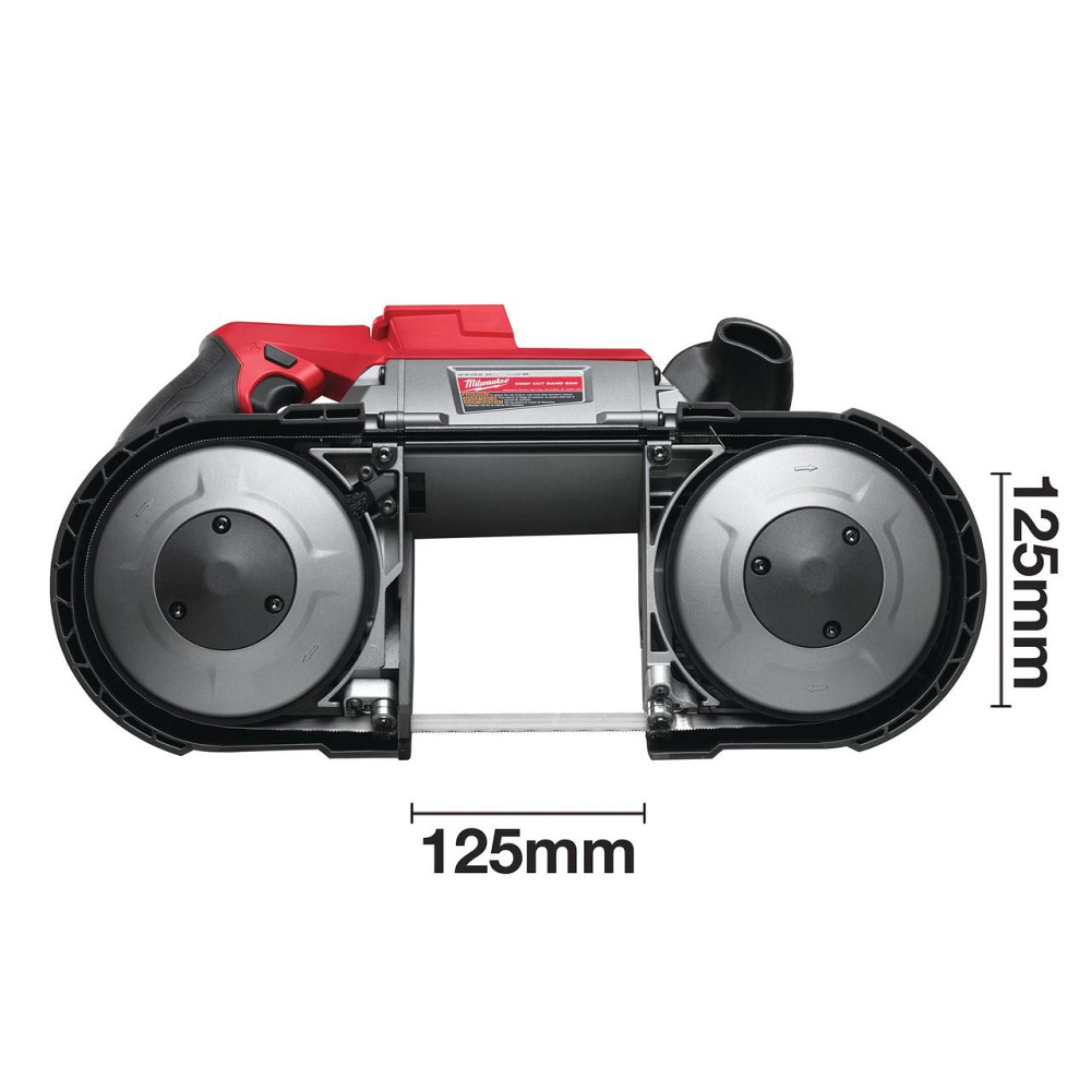 Стрічкова пила MILWAUKEE M18 FUEL CBS125-502C по металу 4933448195 (+ заряд.пристрій, 2 акум., полот Одеса - фото 7