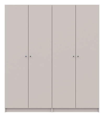 Комплект шкафов для одежды с полками Doros Промо (2 шт.) 180х48х204 см Кашемир (DRS-011466) Днепр