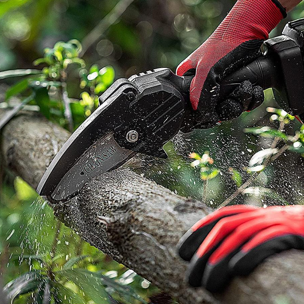 Акумуляторна ланцюгова пилка 6'' + 1 АКБ 24В SBR Київ - фото 3