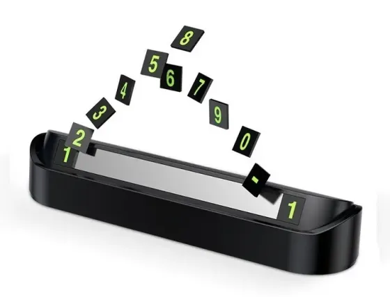 Автовизитка с телефоном (Паркововочная карта) Temporary Parking Card Коломыя